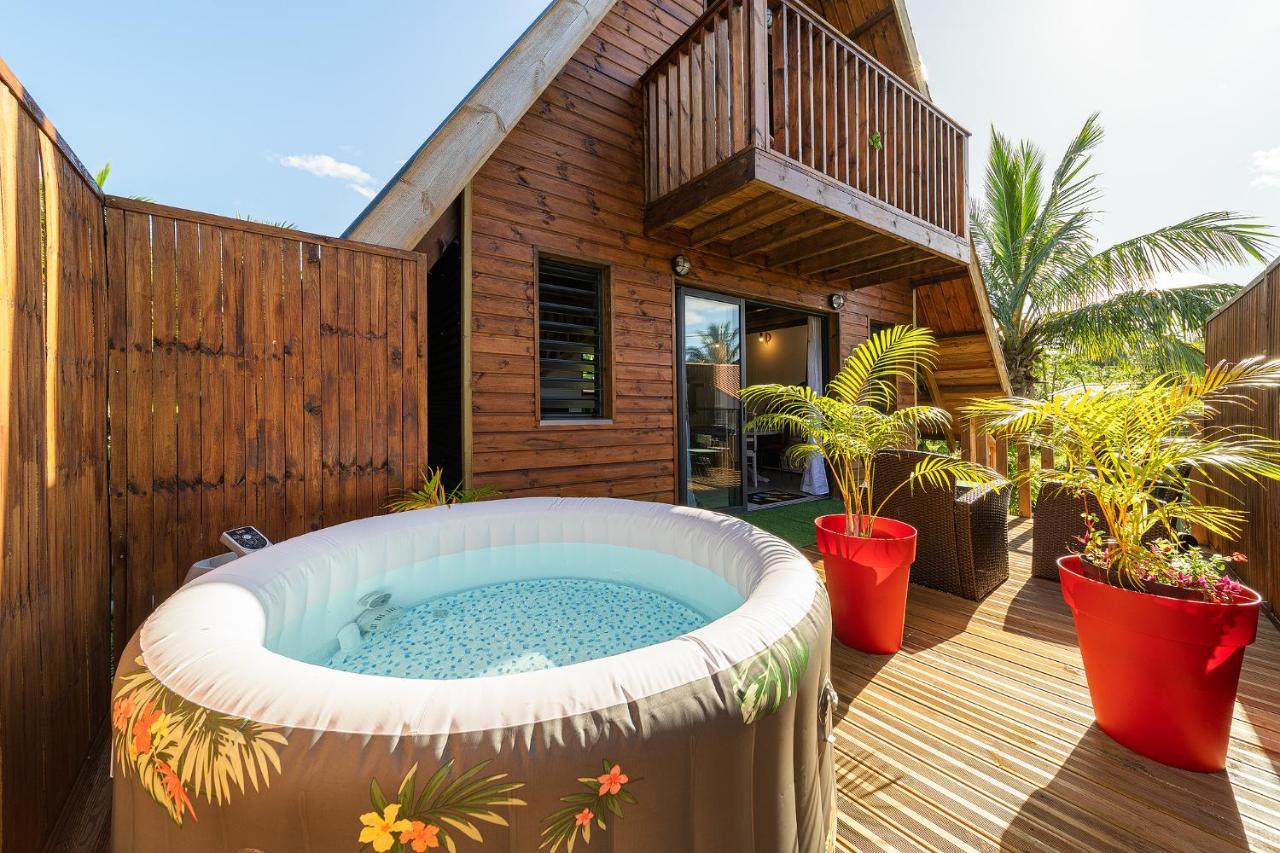 Charmant Chalet Avec Jacuzzi, L'Ile O Vert Saint-Philippe Εξωτερικό φωτογραφία